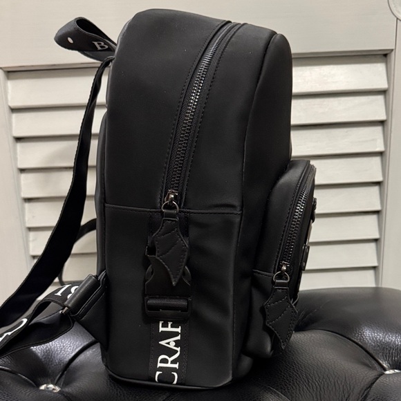 Blackcraft Cult Satin Black Backpack with Pentagram Metal Design - Picture 6 of 8